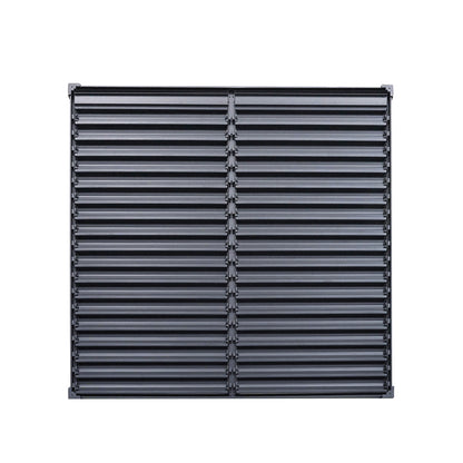Byron Black Outdoor Pergola Aluminum with Adjustable Louvered Roof image 6