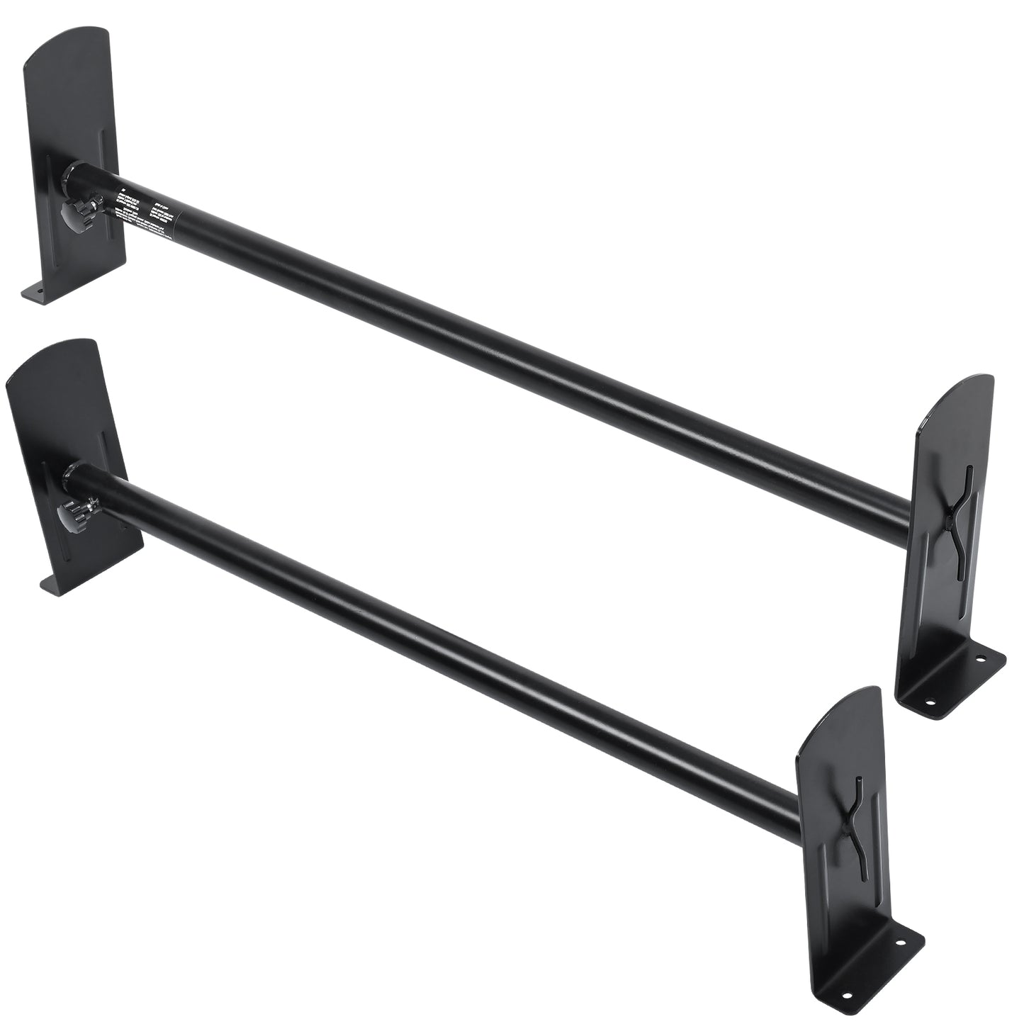 Van Roof Ladder Rack, 2 Bars Alloy Steel Roof Racks, 500 LBS Capacity Rain-Gutter Roof Rack, Adjustable Length 35.8"-57.5", Van Ladder Rack Compatible with Chevrolet Express, GMC Savana, etc image 10