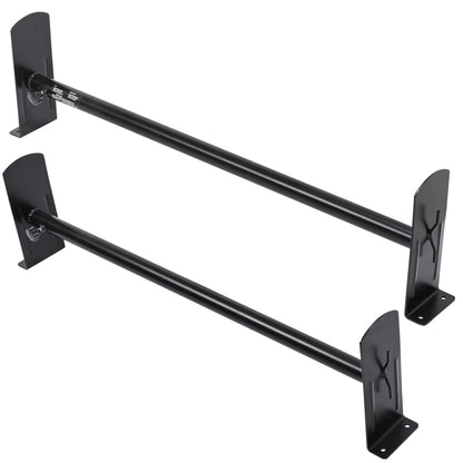 Van Roof Ladder Rack, 2 Bars Alloy Steel Roof Racks, 500 LBS Capacity Rain-Gutter Roof Rack, Adjustable Length 35.8"-57.5", Van Ladder Rack Compatible with Chevrolet Express, GMC Savana, etc image 10
