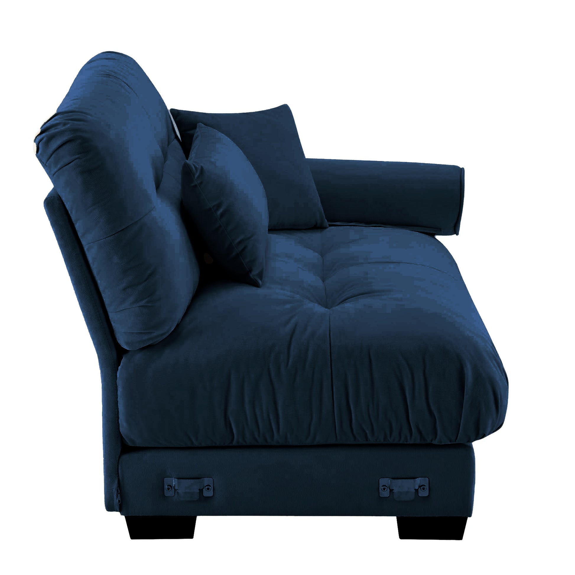 Milano Sofa RSF W/3 pillows - blue image 4