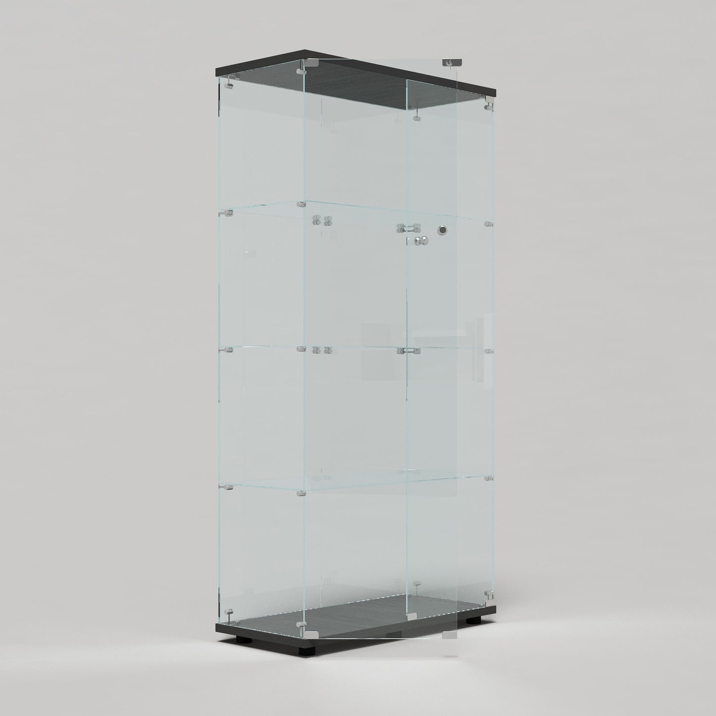 Dekuch display cabinet with 110 lbs weight capacity