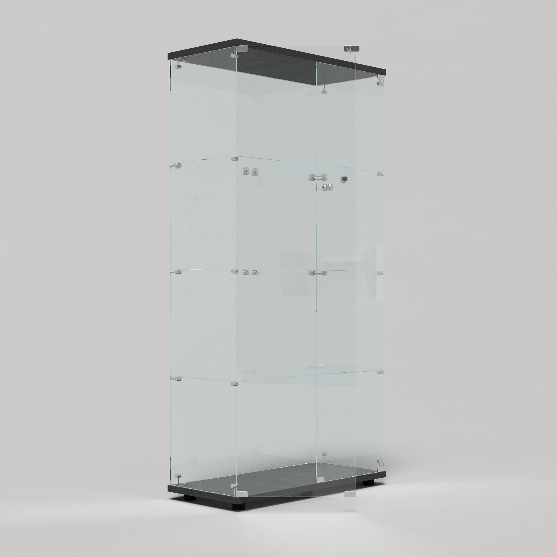 Dekuch display cabinet with 110 lbs weight capacity