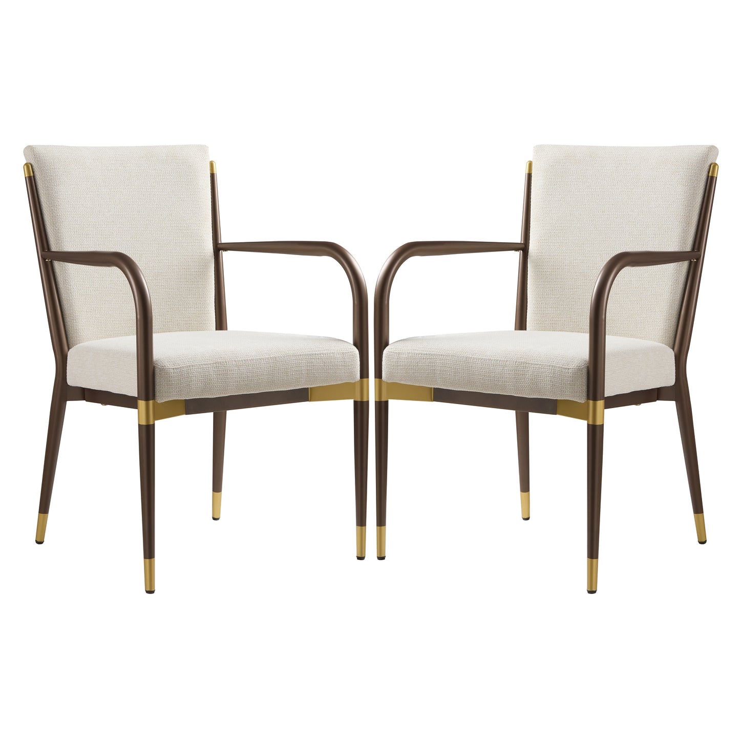 MODERN DINING ARM CHAIR - SET OF 2 image 1