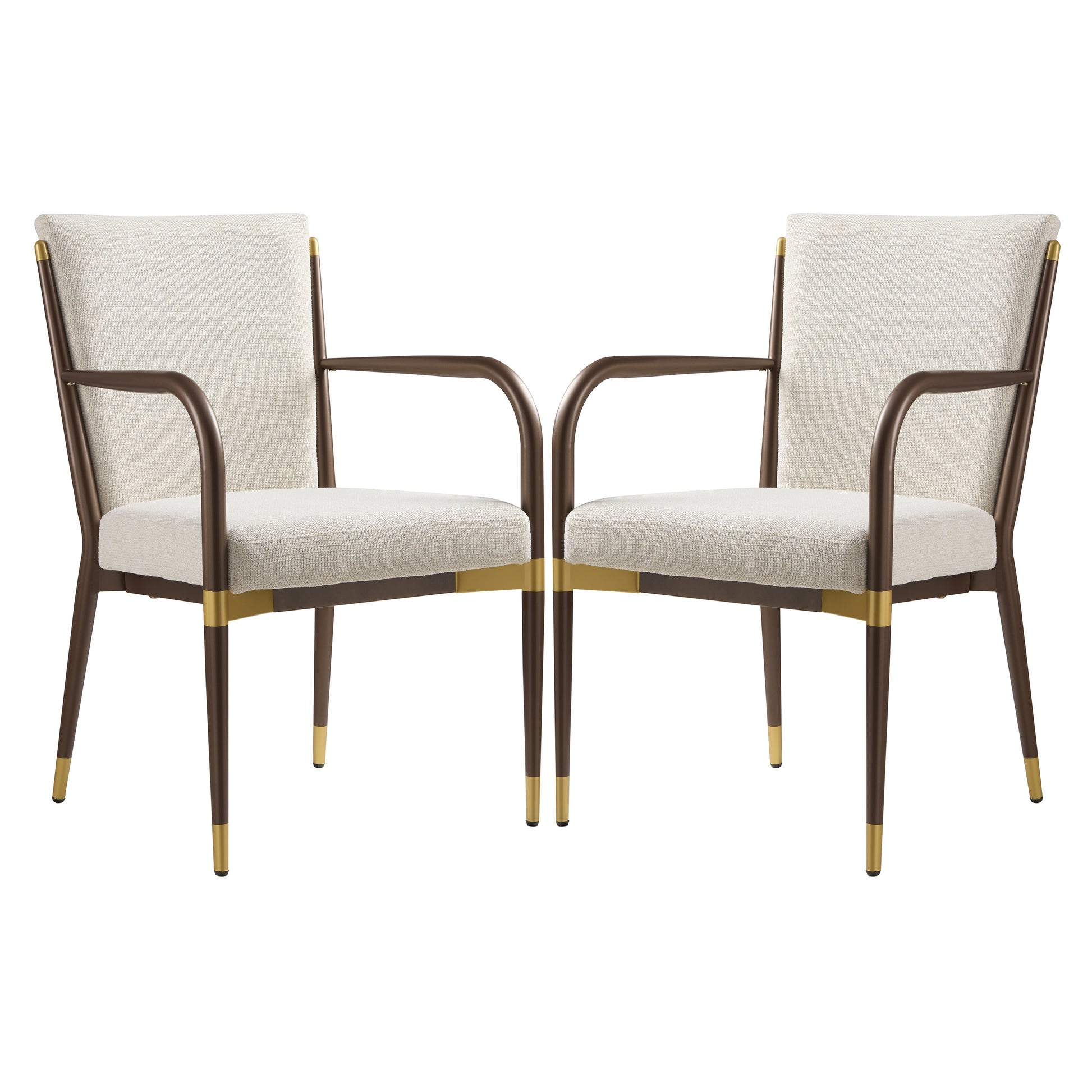 MODERN DINING ARM CHAIR - SET OF 2 image 1