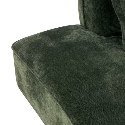 122" Modern L-Shaped Sectional Sofa with High-Density Fully Compressed Sponge and Chaise Lounge, 2-Piece Set, Fully Assembled Right Hand Facing, Deep Seating, Perfect for Living Room, Lounge image 11