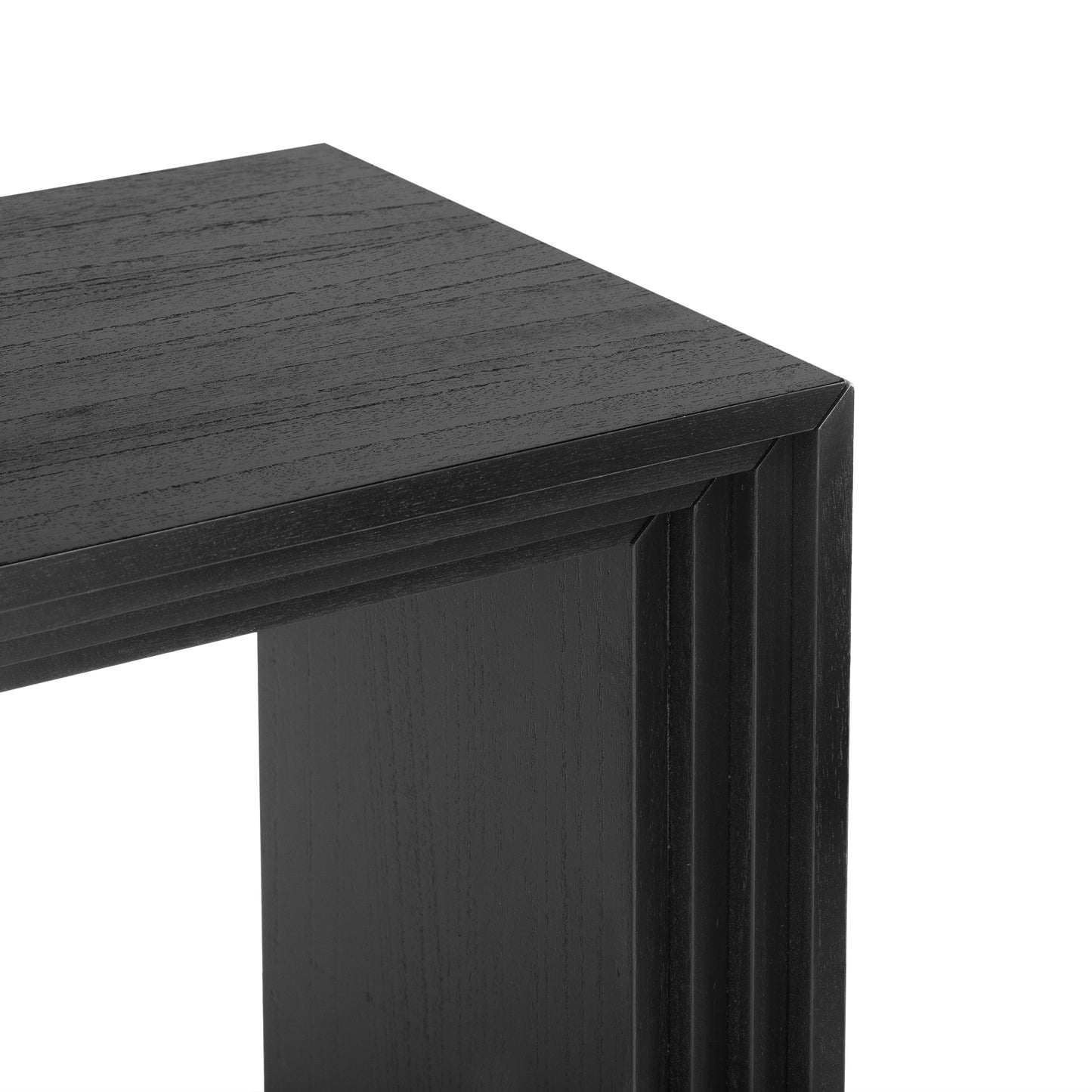U_STYLE Modern Style Console Table made of Paulownia Solid Wood Veneer,Suitable for Foyer, Living Room, or Entryway. image 11