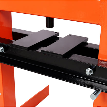 6Ton Bottle Jack Shop Press with Gauge, Bend, Straighten, or Press Parts, Install Bearings, U-Joints, Bushings, Ball Joints, and Pulleys,Orange image 10