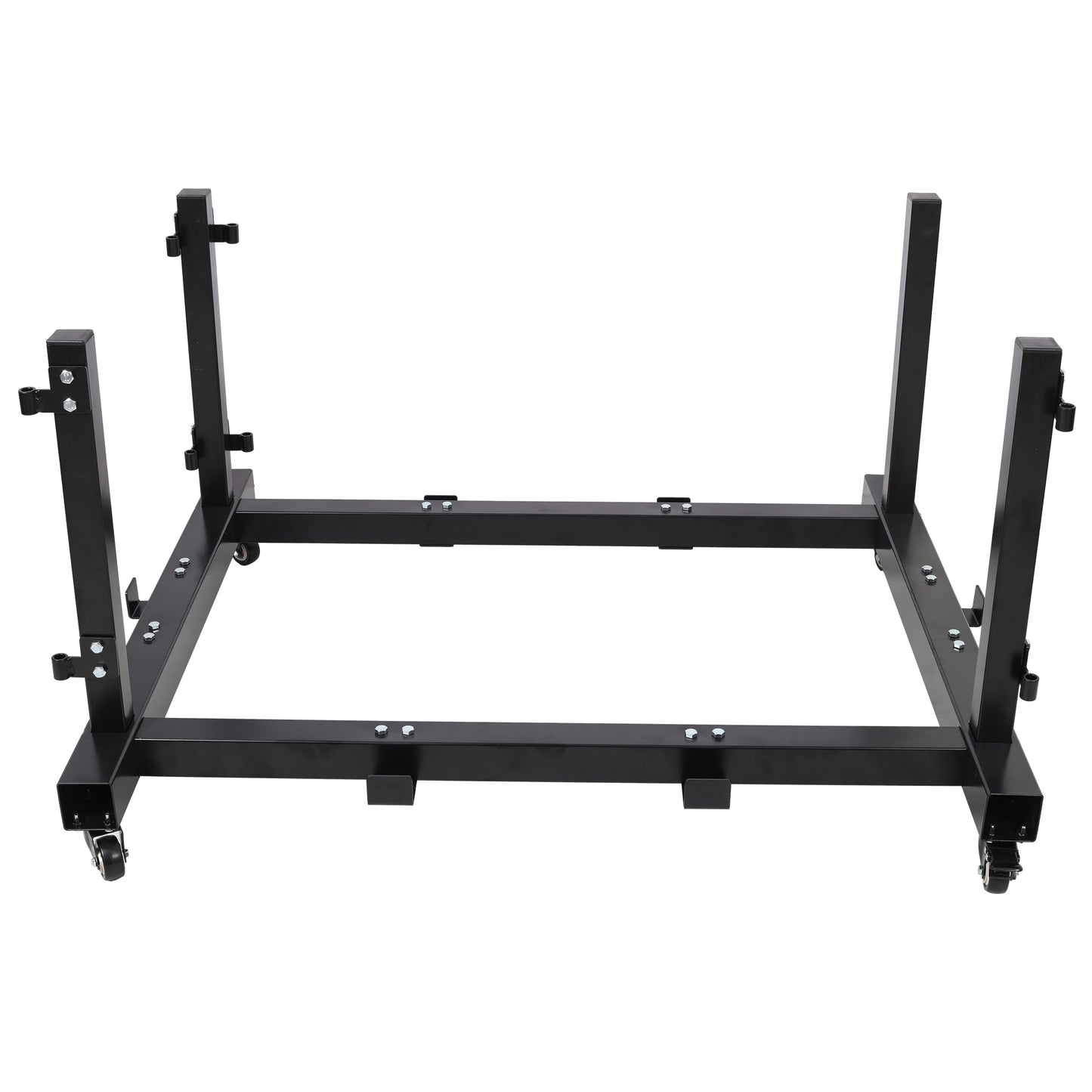 Door Hanger Storage Rack Bracket Holder for 1987-2023 Jeep Gladiator JT & Wrangler JK JKU JL JLU TJ YJ JKU Removable Stand Cart Sliding for 2/4 Door (Black) image 8