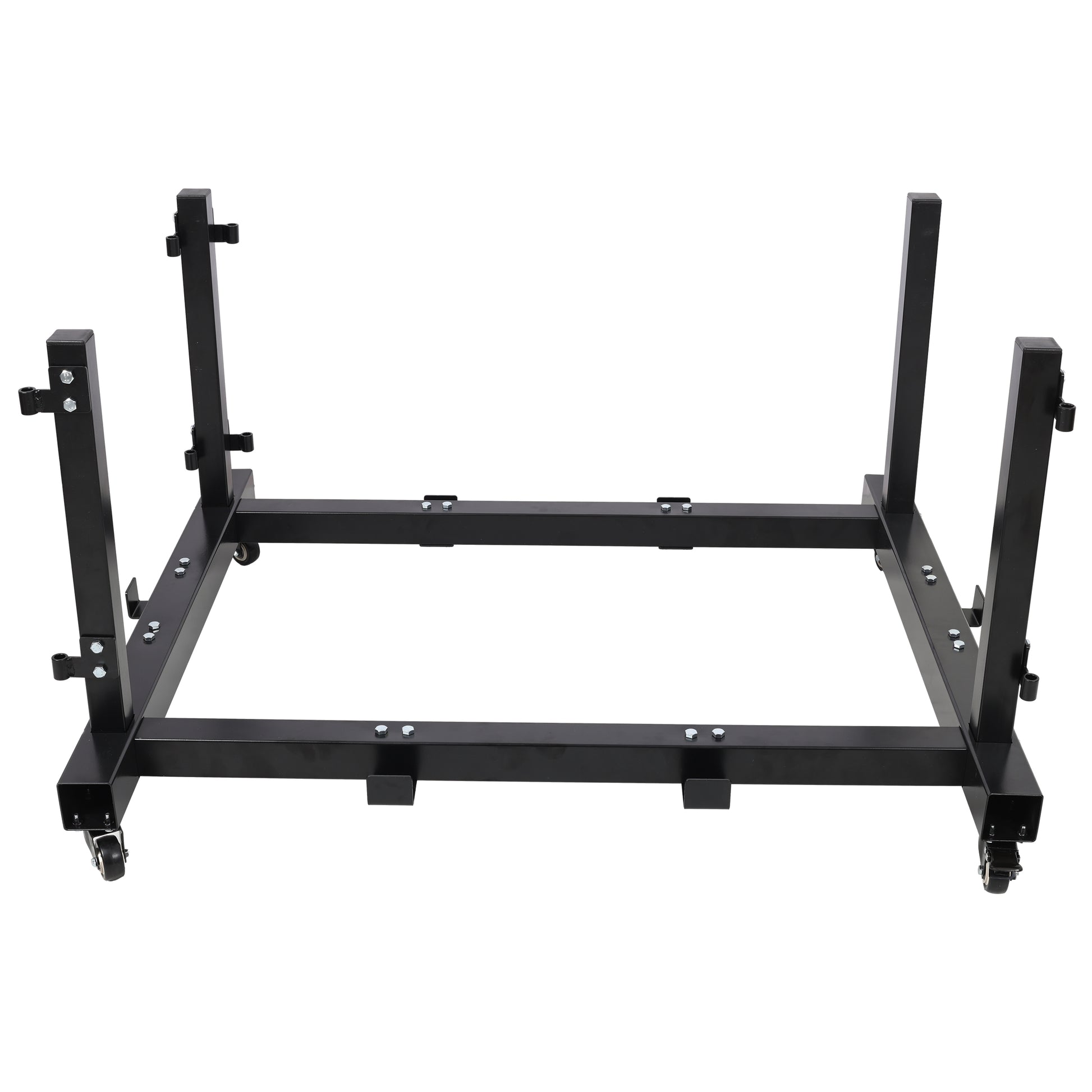 Door Hanger Storage Rack Bracket Holder for 1987-2023 Jeep Gladiator JT & Wrangler JK JKU JL JLU TJ YJ JKU Removable Stand Cart Sliding for 2/4 Door (Black) image 8