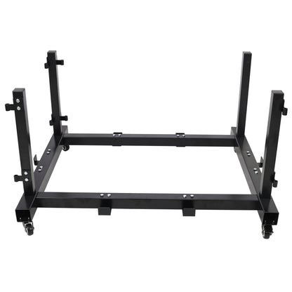 Door Hanger Storage Rack Bracket Holder for 1987-2023 Jeep Gladiator JT & Wrangler JK JKU JL JLU TJ YJ JKU Removable Stand Cart Sliding for 2/4 Door (Black) image 8