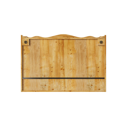 35.4"Retro 2 Door Sliding Cabinet Three Layers of Storage Space,Suitable for Bathrooms,Kitchens,Dining Rooms,Natural image 7
