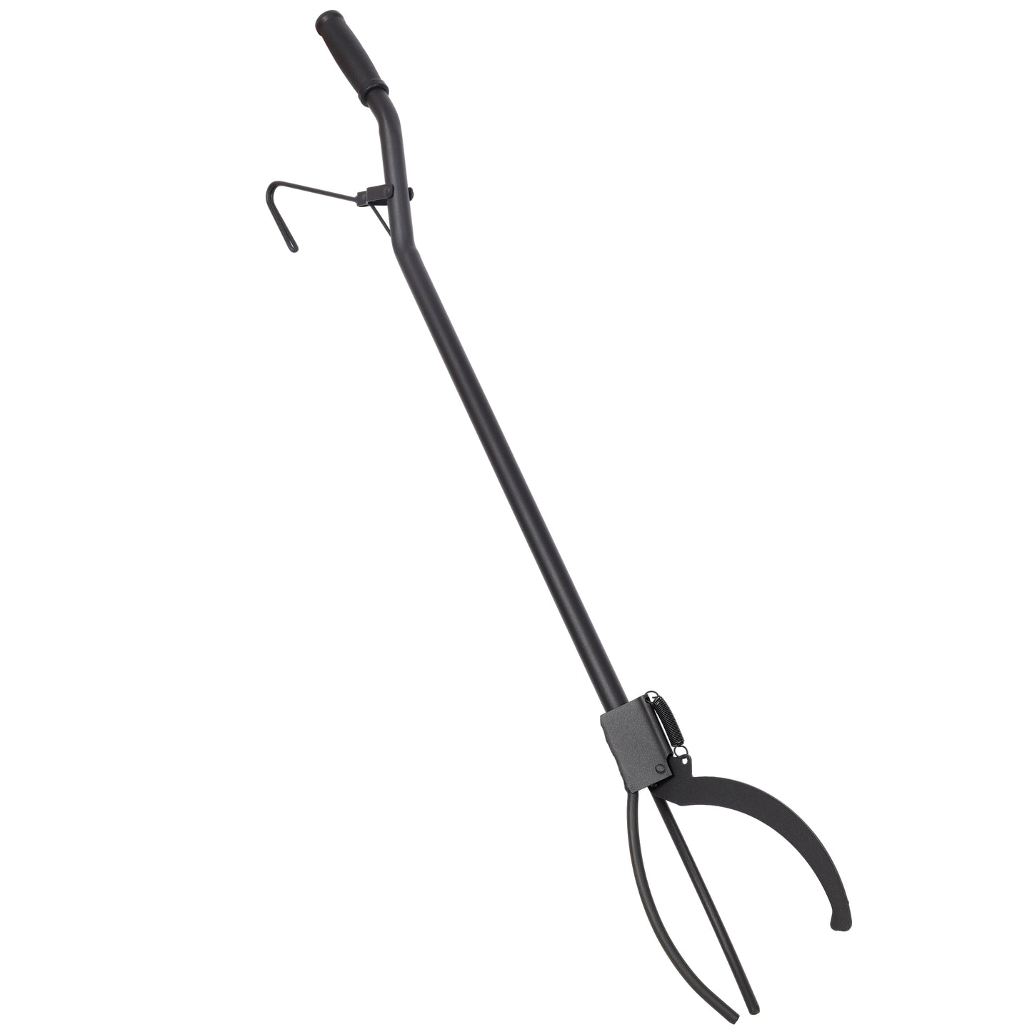 36 Inch Heavy Duty Fire Log Grabber with 3 Prong & Spring Handle, Fire Tongs Poker Tool for Campfire, Fireplace & Fire Pit image 1