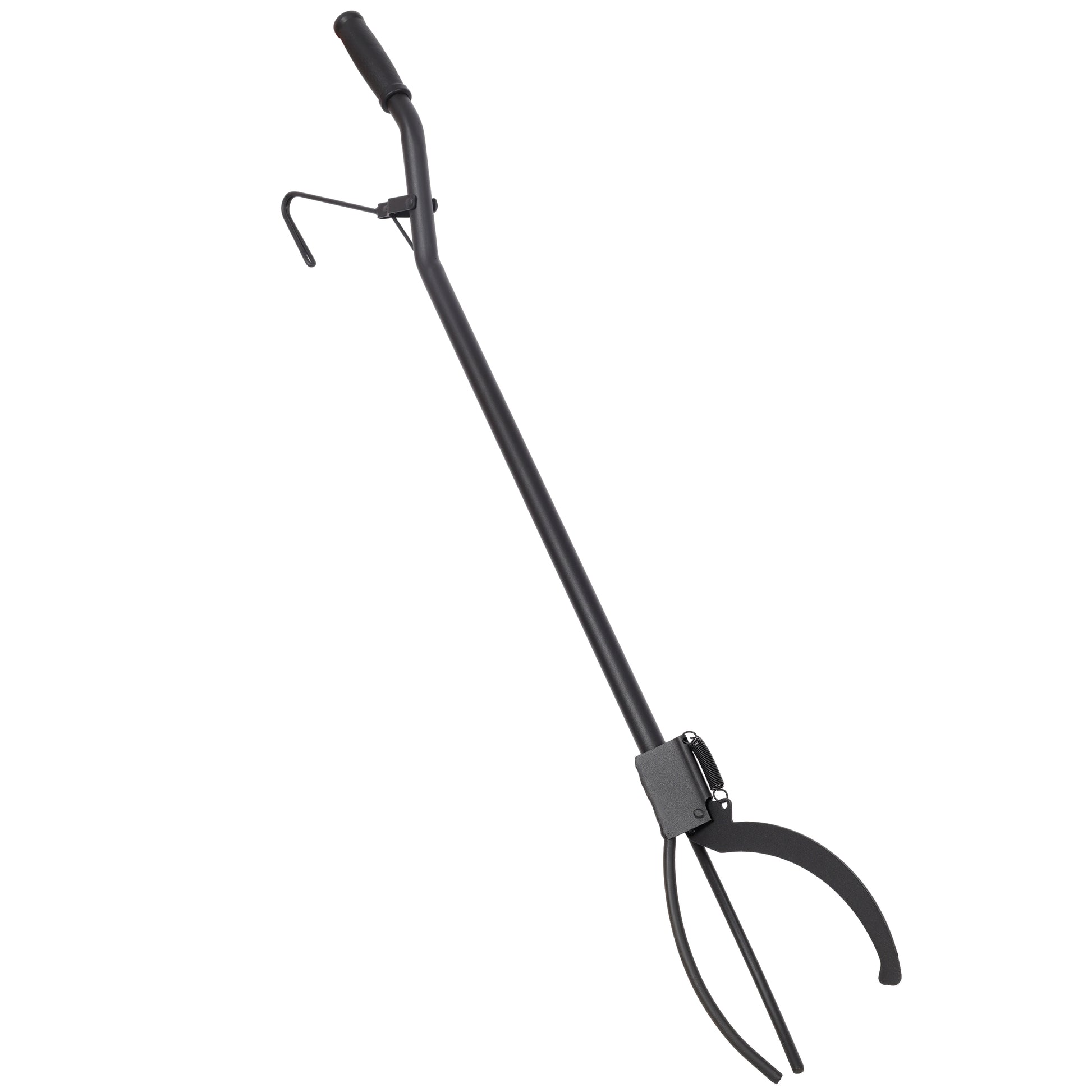 36 Inch Heavy Duty Fire Log Grabber with 3 Prong & Spring Handle, Fire Tongs Poker Tool for Campfire, Fireplace & Fire Pit image 1