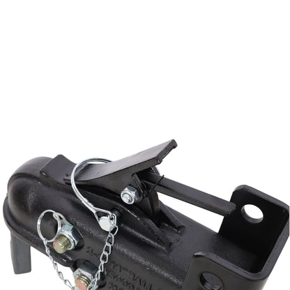 2-5/16 Inch Channel Mount Trailer Coupler, 15000 LBS Heavy Duty Hitch Ball Coupler with 3-Position Adjustable Channel Bracket & Complete Fasteners image 8