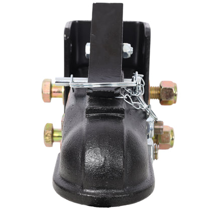 2-5/16 Inch Channel Mount Trailer Coupler, 15000 LBS Heavy Duty Hitch Ball Coupler with 3-Position Adjustable Channel Bracket & Complete Fasteners image 2