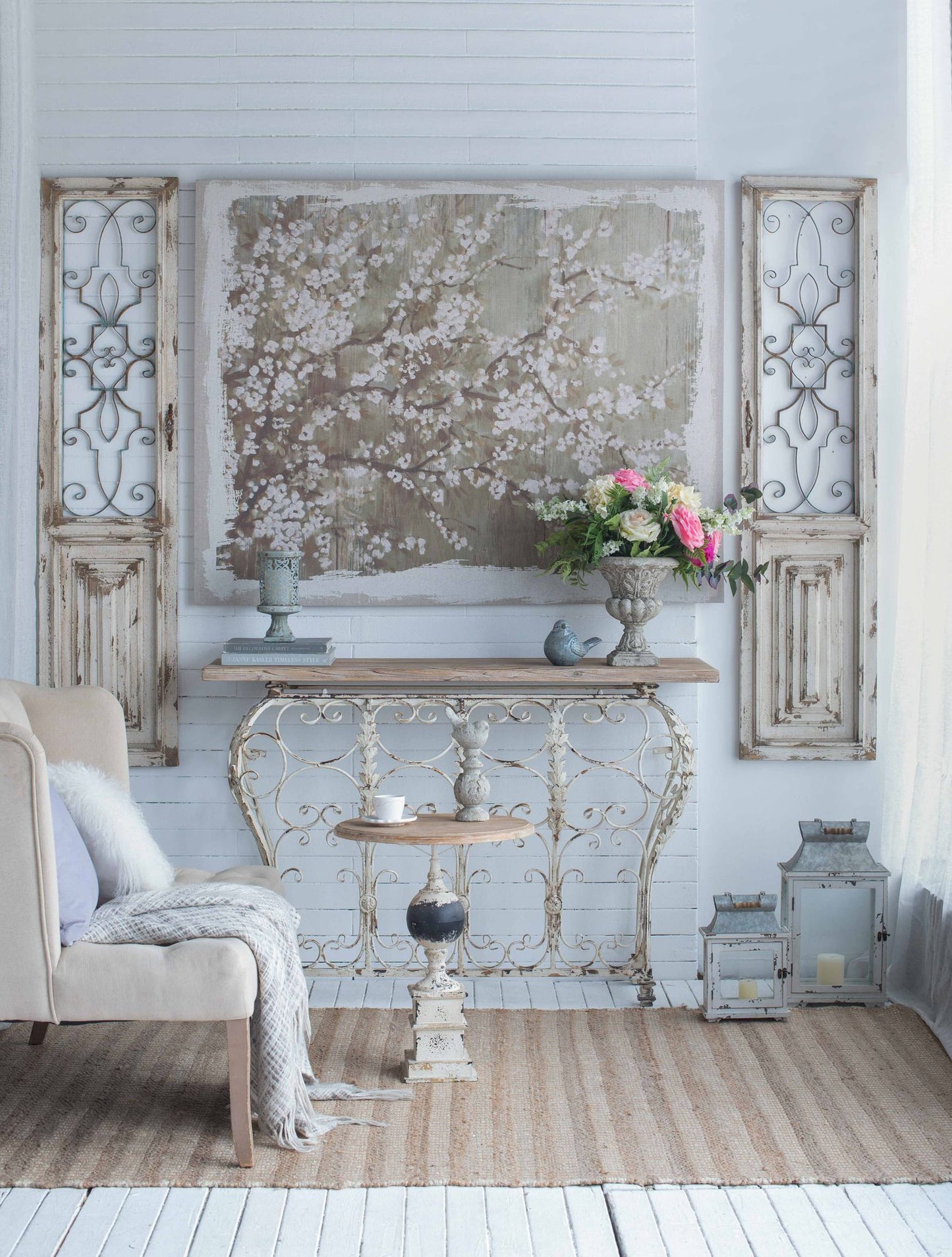 60" x 48" Large Cherry Blossom Canvas Art Print, Home Decor Accent Piece image 7