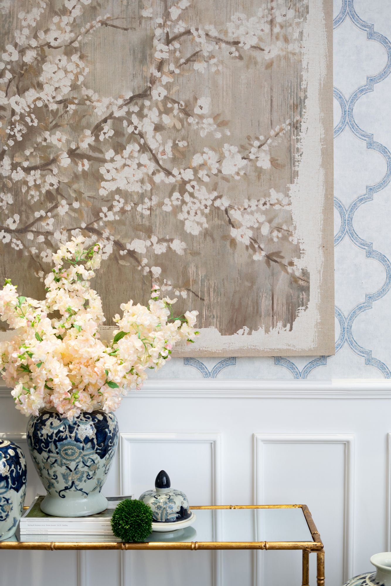 60" x 48" Large Cherry Blossom Canvas Art Print, Home Decor Accent Piece image 16