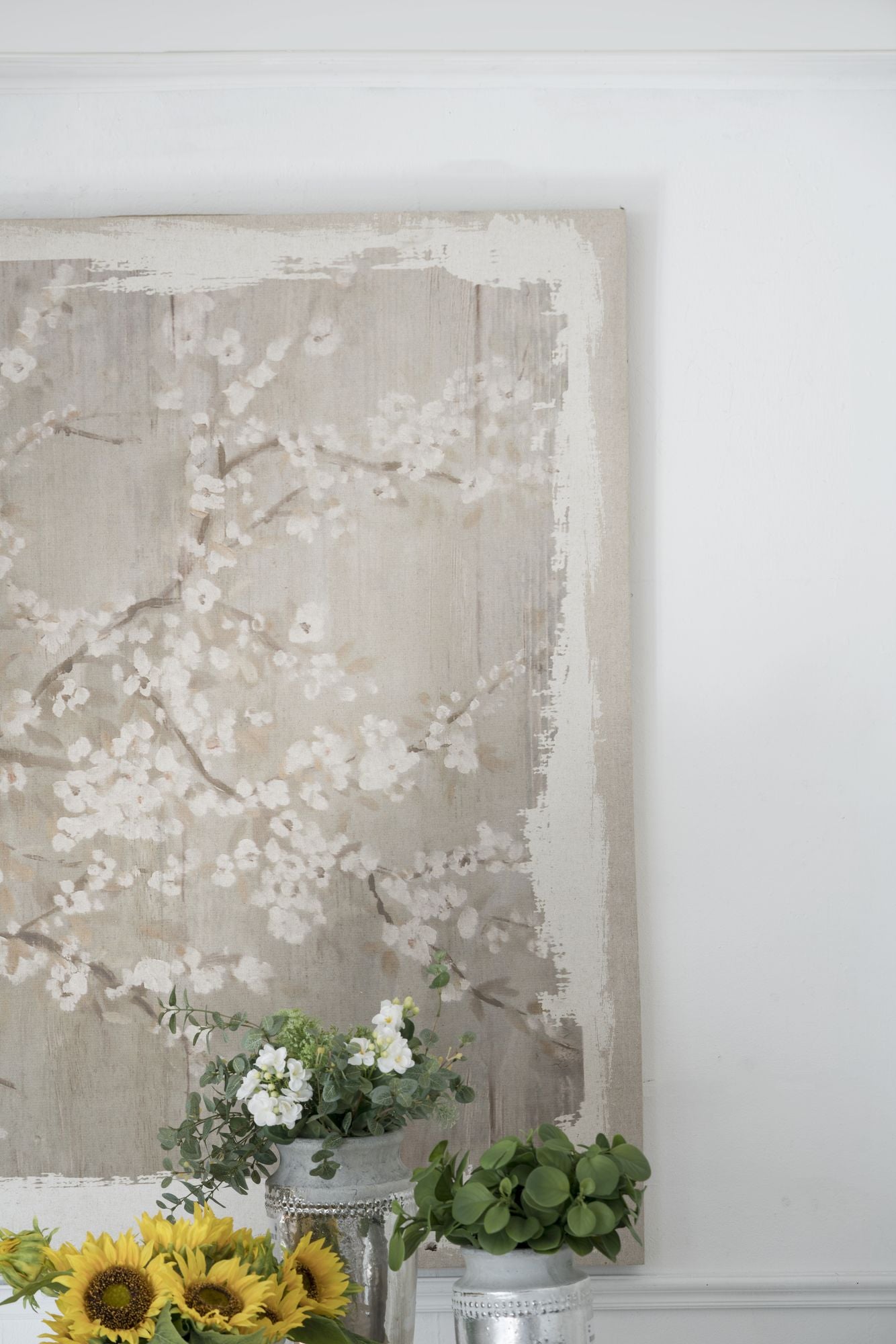 60" x 48" Large Cherry Blossom Canvas Art Print, Home Decor Accent Piece image 17