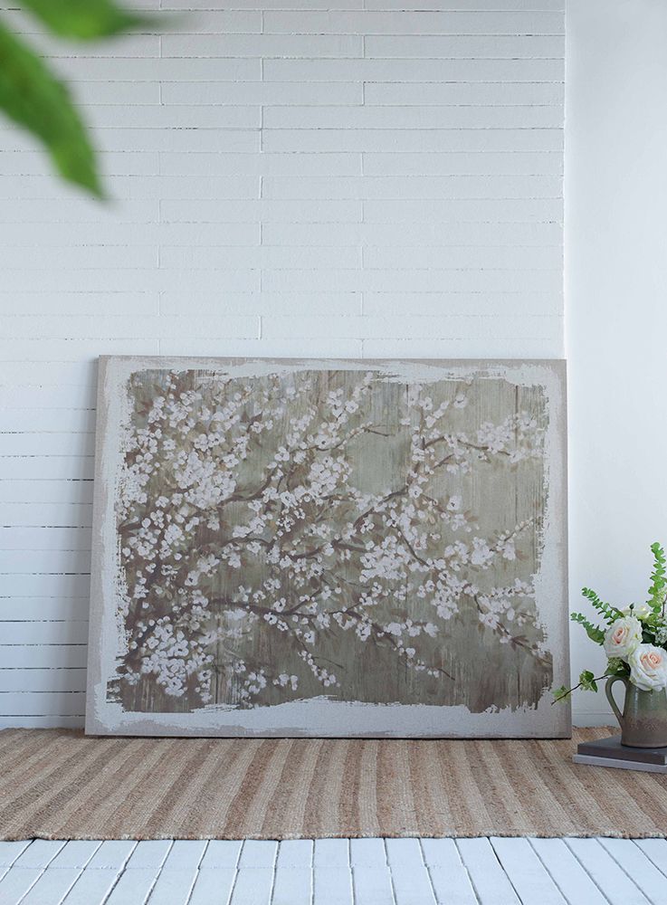 60" x 48" Large Cherry Blossom Canvas Art Print, Home Decor Accent Piece image 9