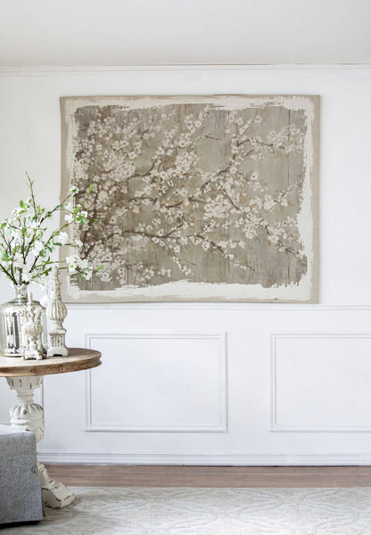 60" x 48" Large Cherry Blossom Canvas Art Print, Home Decor Accent Piece image 1