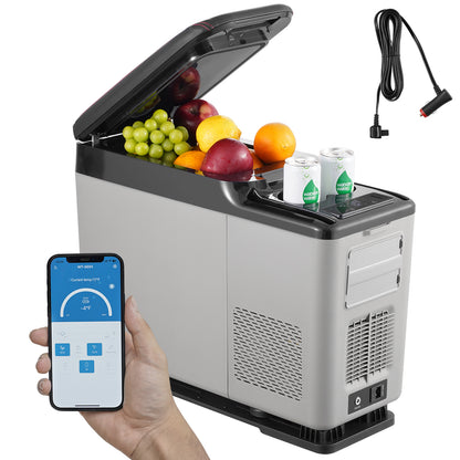 Car Refrigerator, 12 Volt Car Armrest Refrigerator Fridge, 15 L Single Zone Portable Freezer, -4℉-68℉ Adjustable Range, 12/24V DC and 100-240V AC Compressor Cooler for Outdoor, Camping image 12