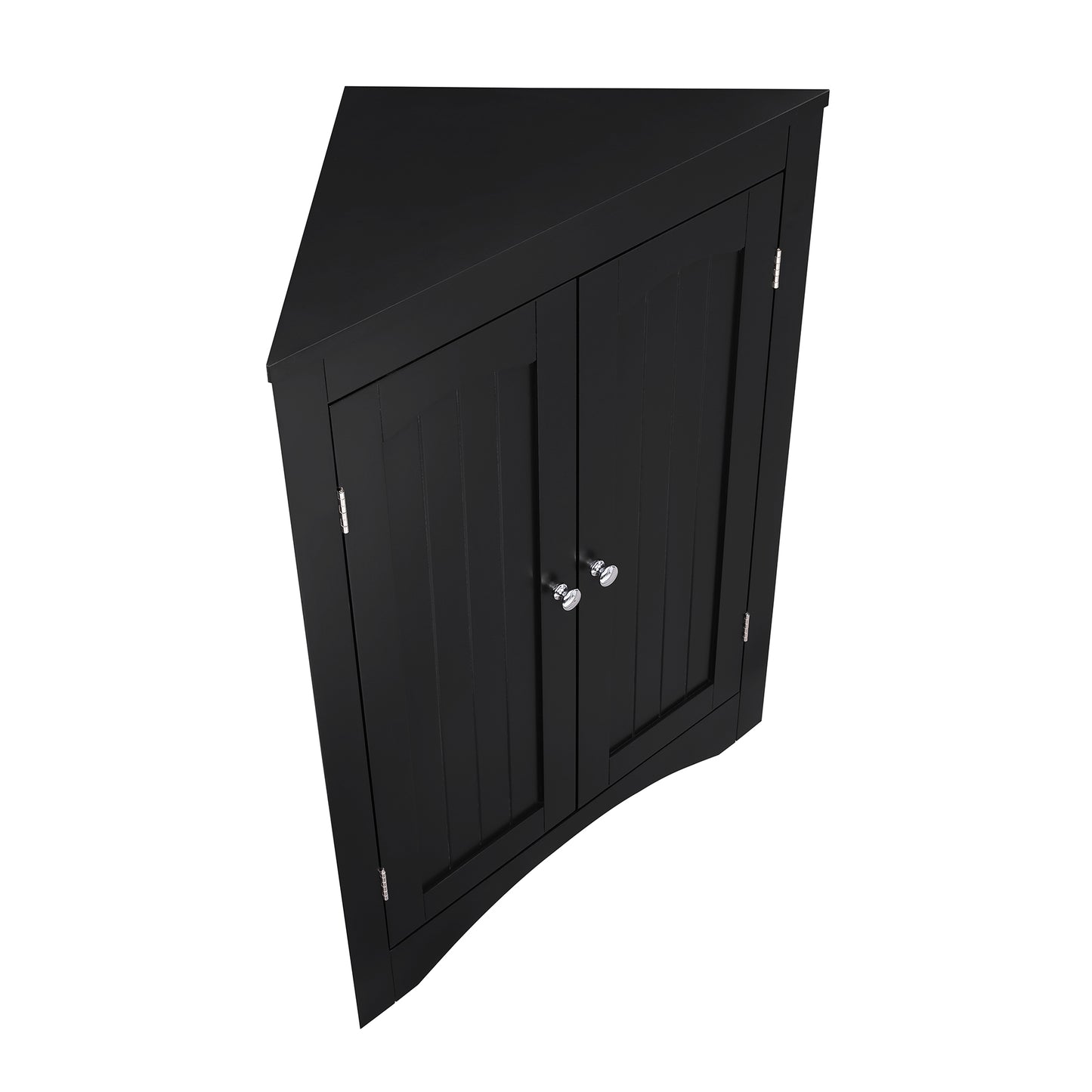sideboard cabinet,corner cabinet,Bathroom Floor Corner Cabinet with Doors and Shelves, Kitchen, Living Room,Free Standing Storage Cabinet for Bathroom image 7