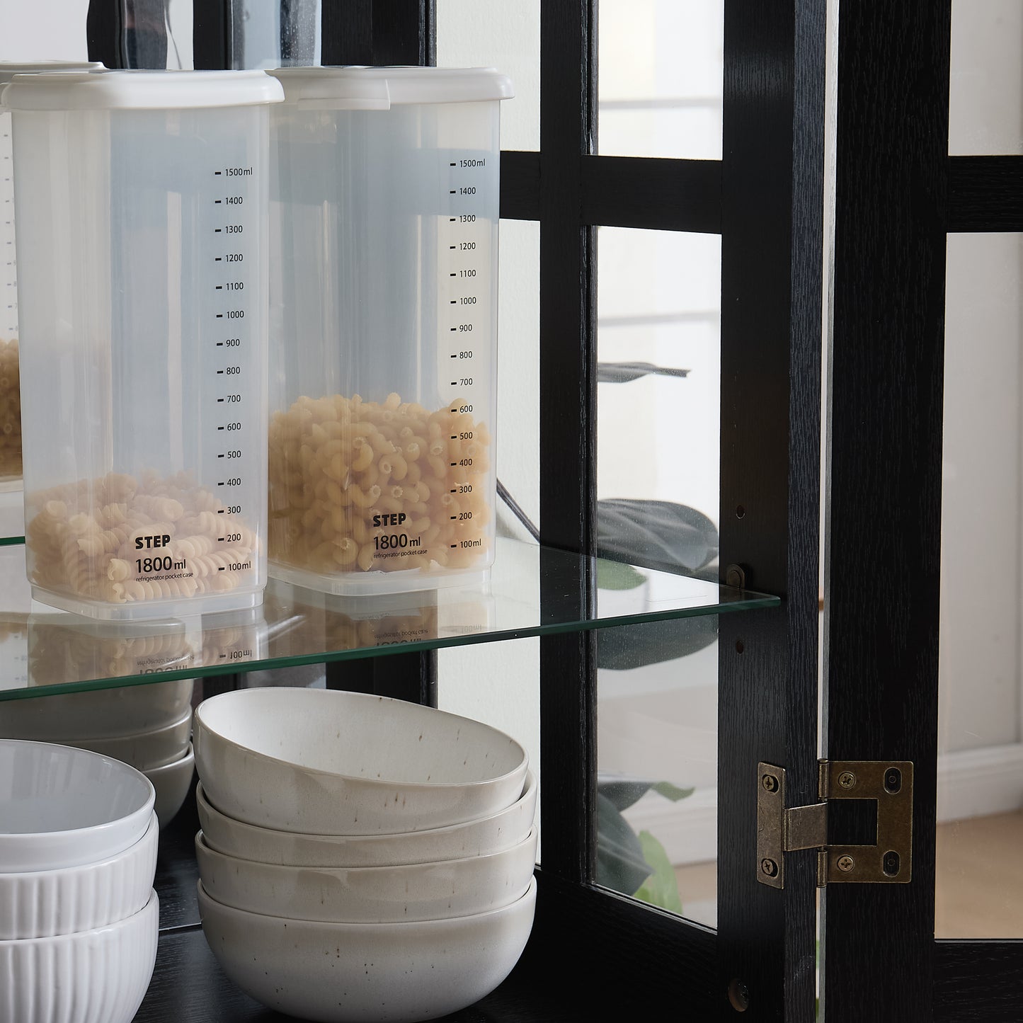 Display Cabinet with Collectibles - Styled