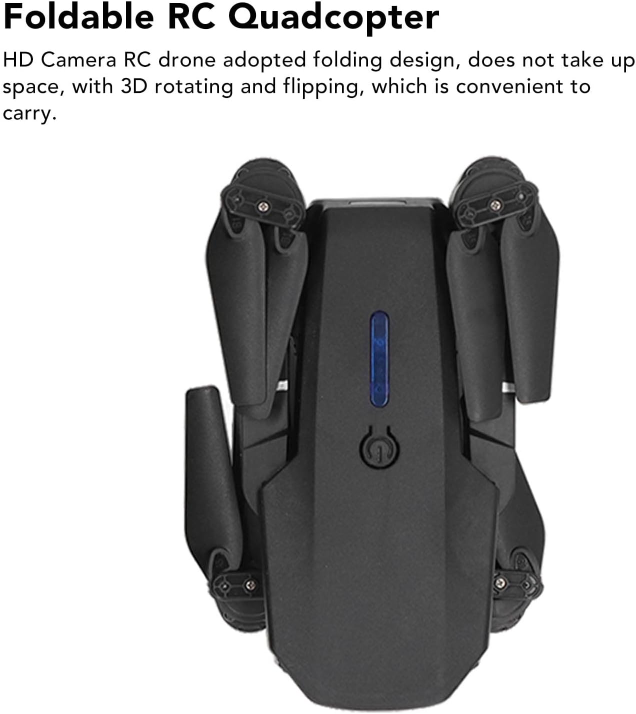 Foldable FPV RC Quadcopter for Kids, Mini Drone with Camera, Altitude Hold, 360° Flip, Small Helicopter