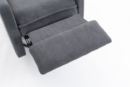 Short plush manual button armchair sofa image 5
