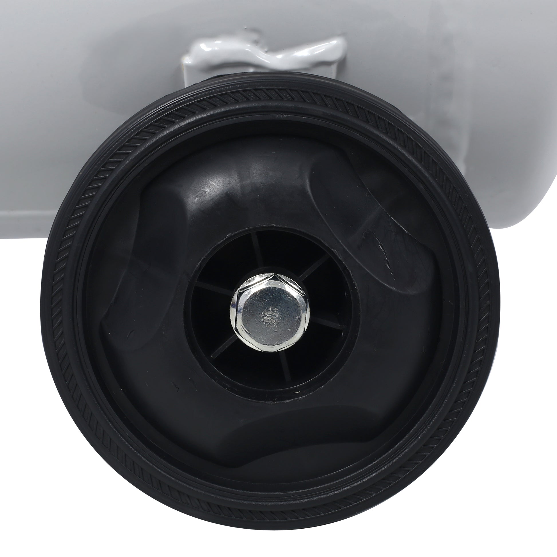 1.5HP Silent Oil-Free Air Compressor 8 Gallon, Oil-Free, Electric Shop Air Compressor Portable,Lightweight with Wheels, 70 dBA Noise Level, with Automatic Drain Valve,Light Gray image 12