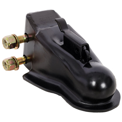 Adjustable Trailer Coupler, 360° Sleeve-Lock 2-5/16 Inch Towing Hitch, 8000 lbs Heavy Duty Steel Coupler, Black Finish for Boat, RV, Utility Trailer and Trucks image 1