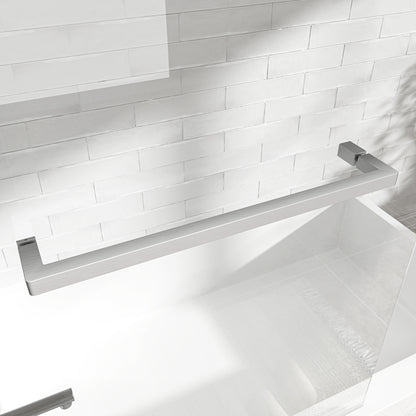 31"-32" W x 55" H Brushed Nickel Flexible 180° Pivot Shower Door Reversible Installation Frameless Bathtub Screen,1/4"(6MM) Tempered Glass With Nano Easy Cleaning And Stick Explosion-proof Membrance image 6
