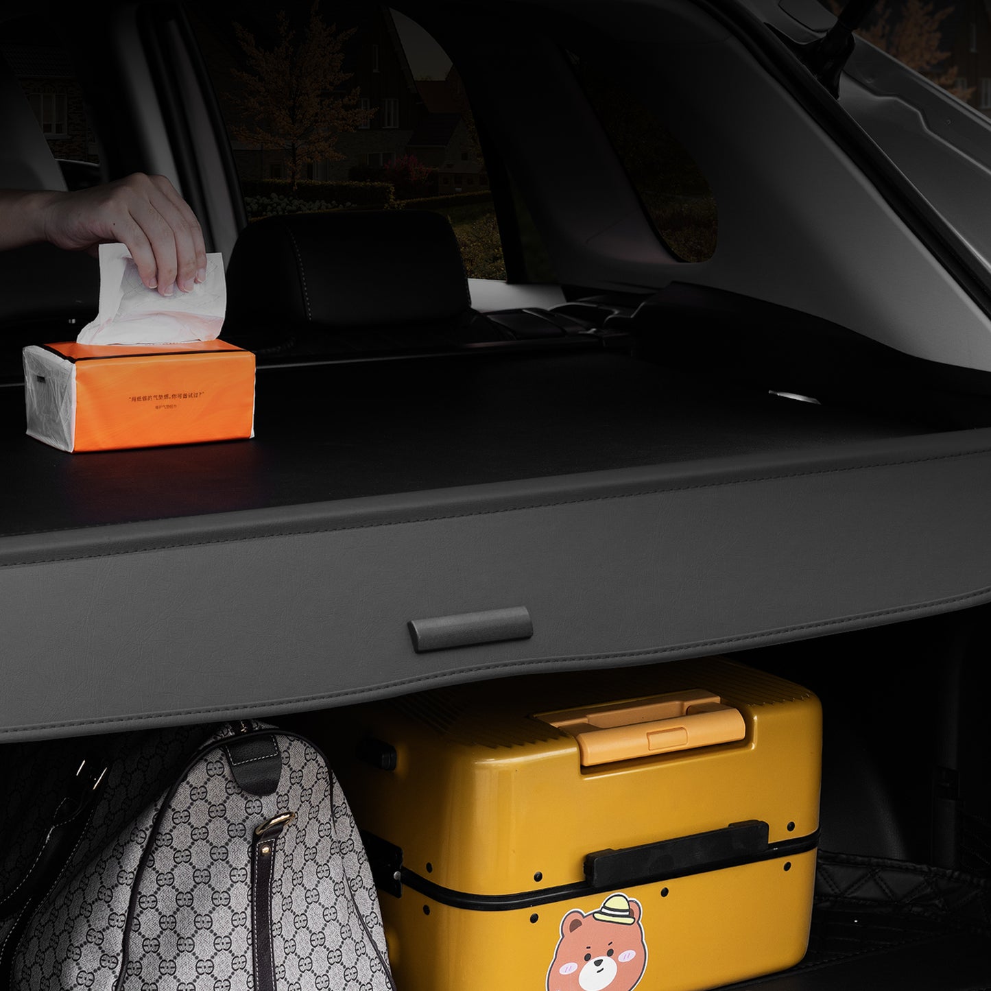 Retractable Cargo Cover for Honda CRV 2023-2024 Upgraded Rear Trunk Cover image 8