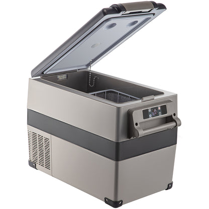 12 Volt Refrigerator, 48 Quart (45L) Fast Cooling Portable Freezer with App Control (-4℉~68℉), Car Fridge with 12/24v DC & 110-240v AC for Travel, Truck, Camping and Home Use, Black image 1