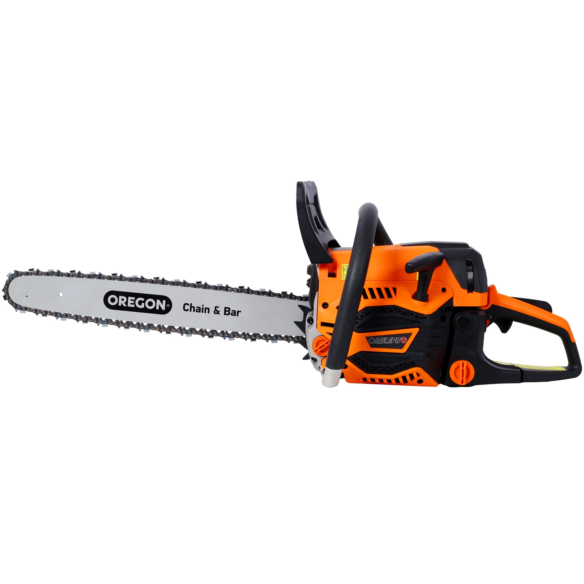 62CC Gas Powered Chainsaw, 20 Inch Oregon Chain&Bar 2-Cycle Petrol Handheld Cordless Chain Saw, Gasoline Gas Chainsaws for Tree Wood Cutting,WITH OREGON CHAIN&BAR,EPA compliant image 4