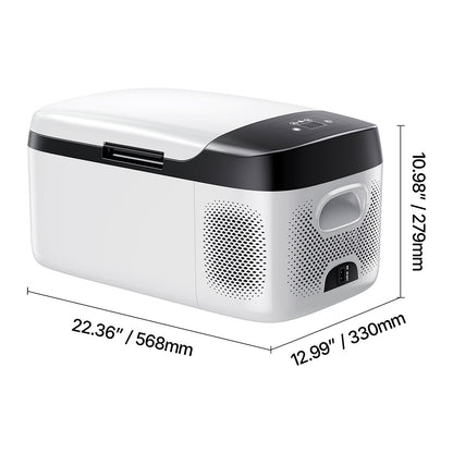 Car Refrigerator, DC 12/24V AC100-240V Compressor Electric Cooler, -4°F to 68°F Car Fridge with APP Control, 16 QT Cars Freezer for RVs, Campsites, Boats, Camping, Fishing, 60W Portable Freezer image 8