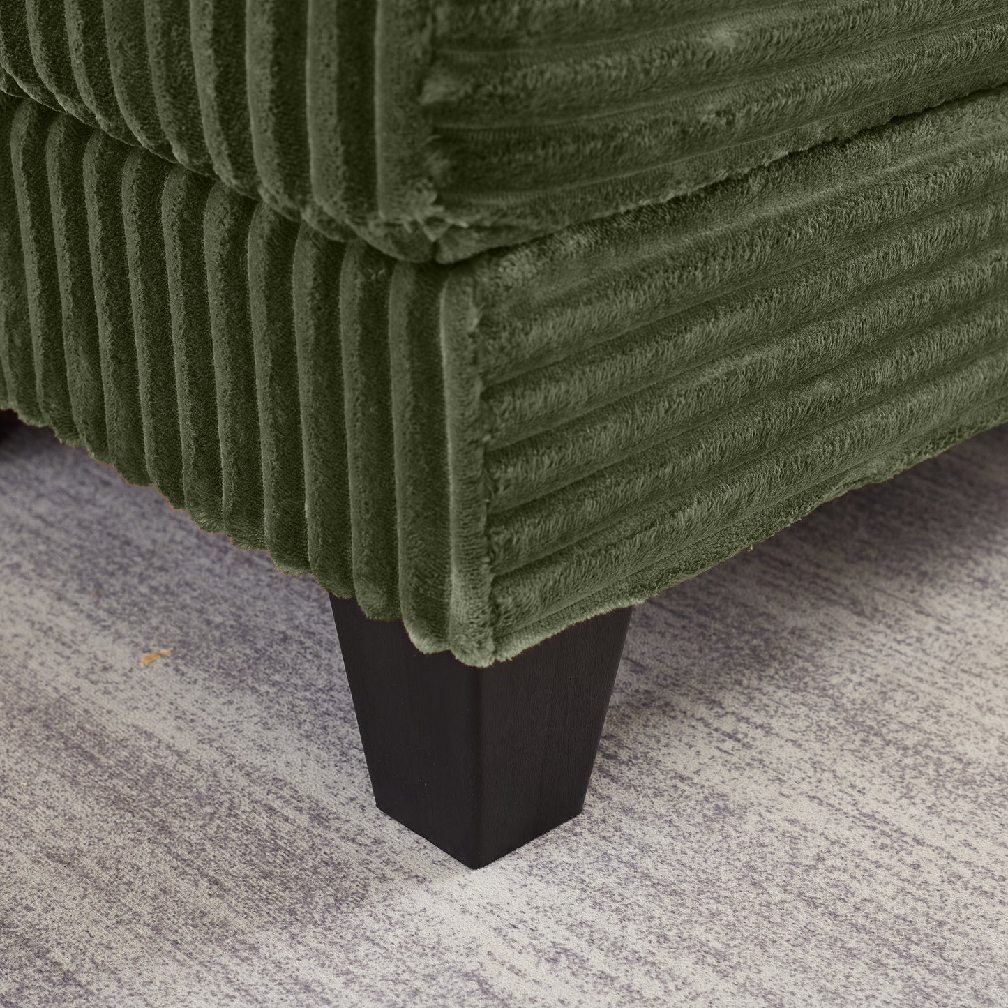 Fluffy Corduroy Storage Armrest Sofa,Single Versatile Seat with Ottoman,Cup Holder,Bluetooth Speaker,USB Ports,180°Rotating Table Board,For Living Room,Bedroom and Apartment image 8