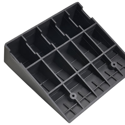 Driveway Curb Ramp, 7000 lbs Load Capacity, 7 Inches Rise Height Heavy Duty Curbside Bridge Ramp with Drainage Tank for Wheelchairs, Strollers, Motorcycles, Cars, Lawn Mowers & Trailers, 2 Pack image 3