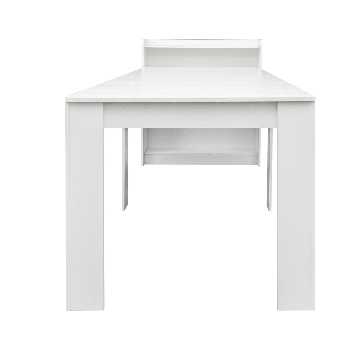 Modern Extendable Dining Table with Storage image 7