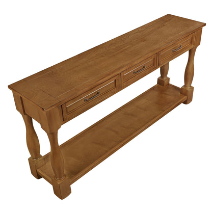 63 inch console table - alternative angle