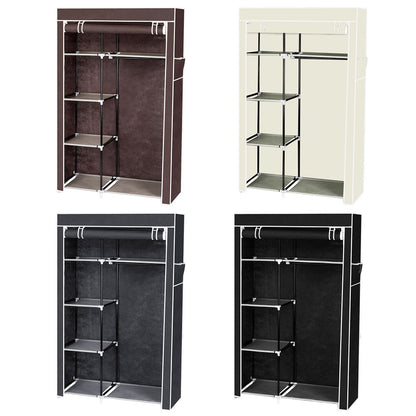 64-inch tall portable wardrobe for small rooms and dorms
