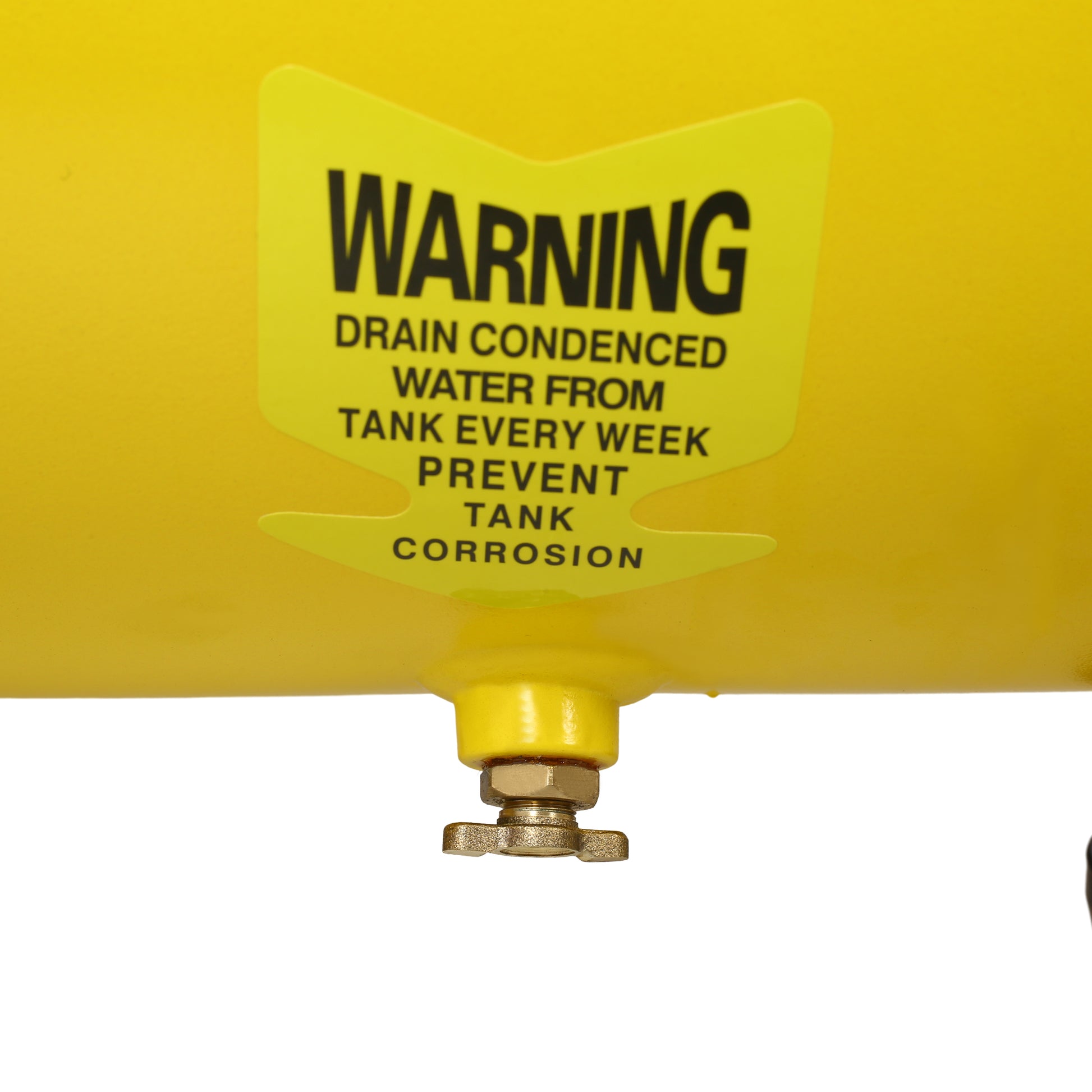 1.5HP Silent Oil-Free Air Compressor 8 Gallon, Oil-Free, Electric Shop Air Compressor Portable,Lightweight with Wheels, 70 dBA Noise Level, with Automatic Drain Valve,Yellow image 10