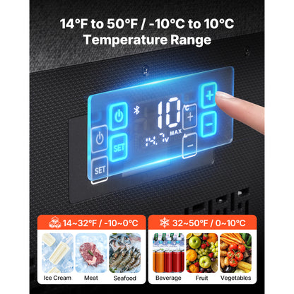 12 Volt Refrigerator, 21.1 QT/ 20L Car Fridge, Portable Ultra-Light EPP Freezer, APP Control Electric Compressor, 12V/24V DC, 14℉ to 50℉, for Truck Van RV SUV Boat Travel Camping image 3