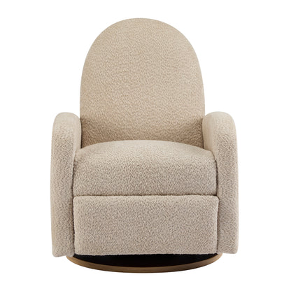 360 Swivel and Glider Recliner Chair-Almond image 2