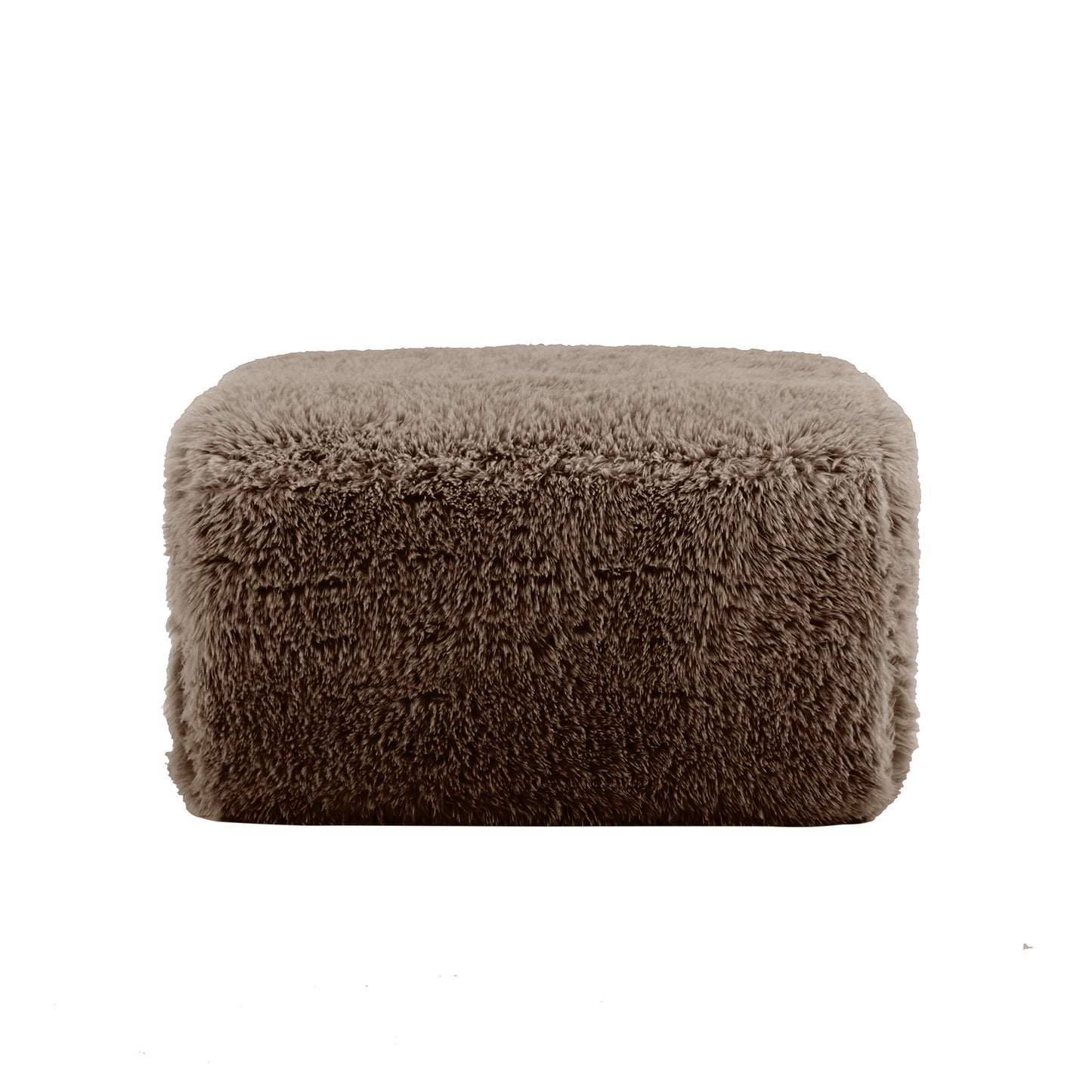 Aviana Ottoman Plush Fabric - Chocolate image 1
