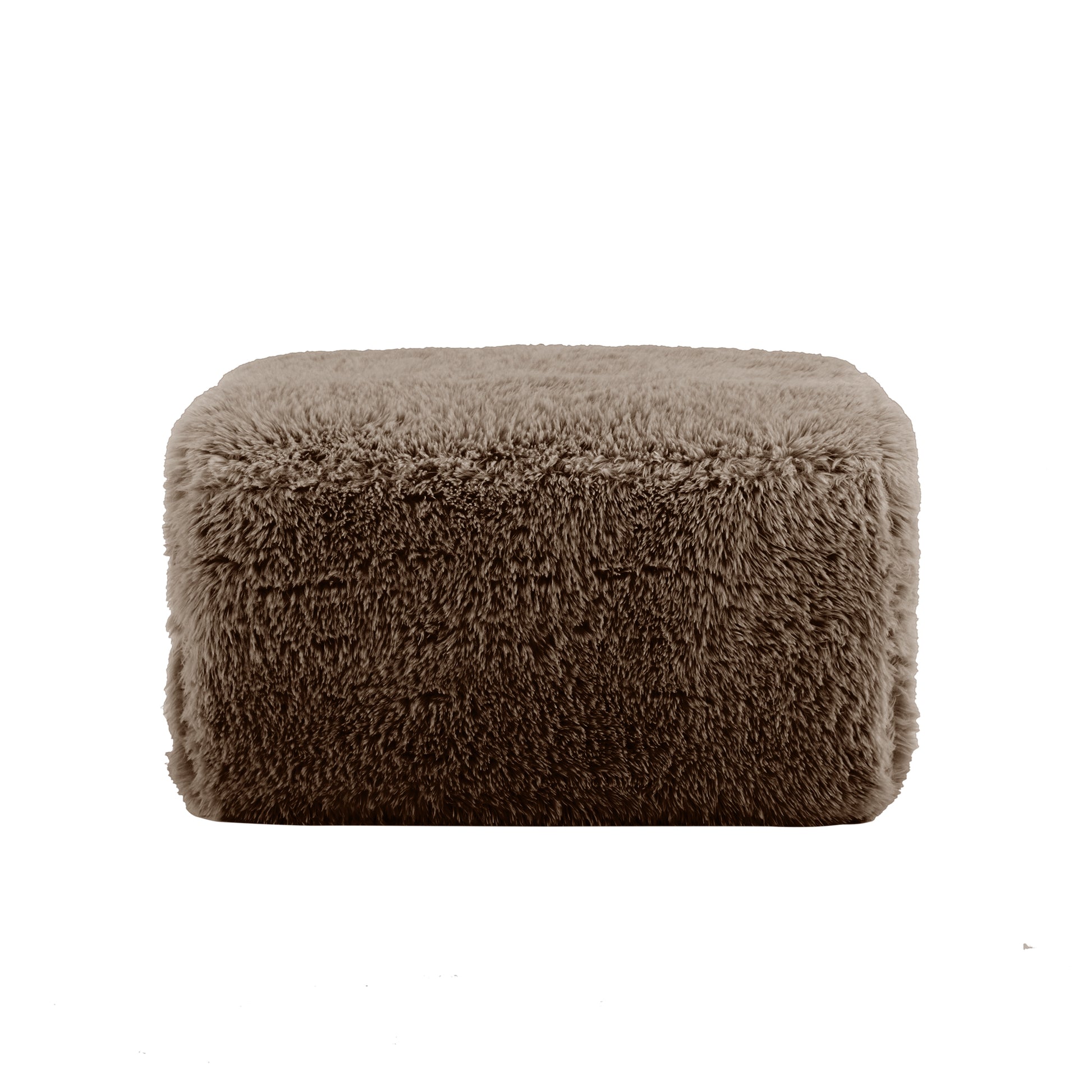 Aviana Ottoman Plush Fabric - Chocolate image 1