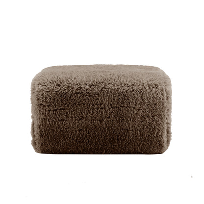 Aviana Ottoman Plush Fabric - Chocolate image 1
