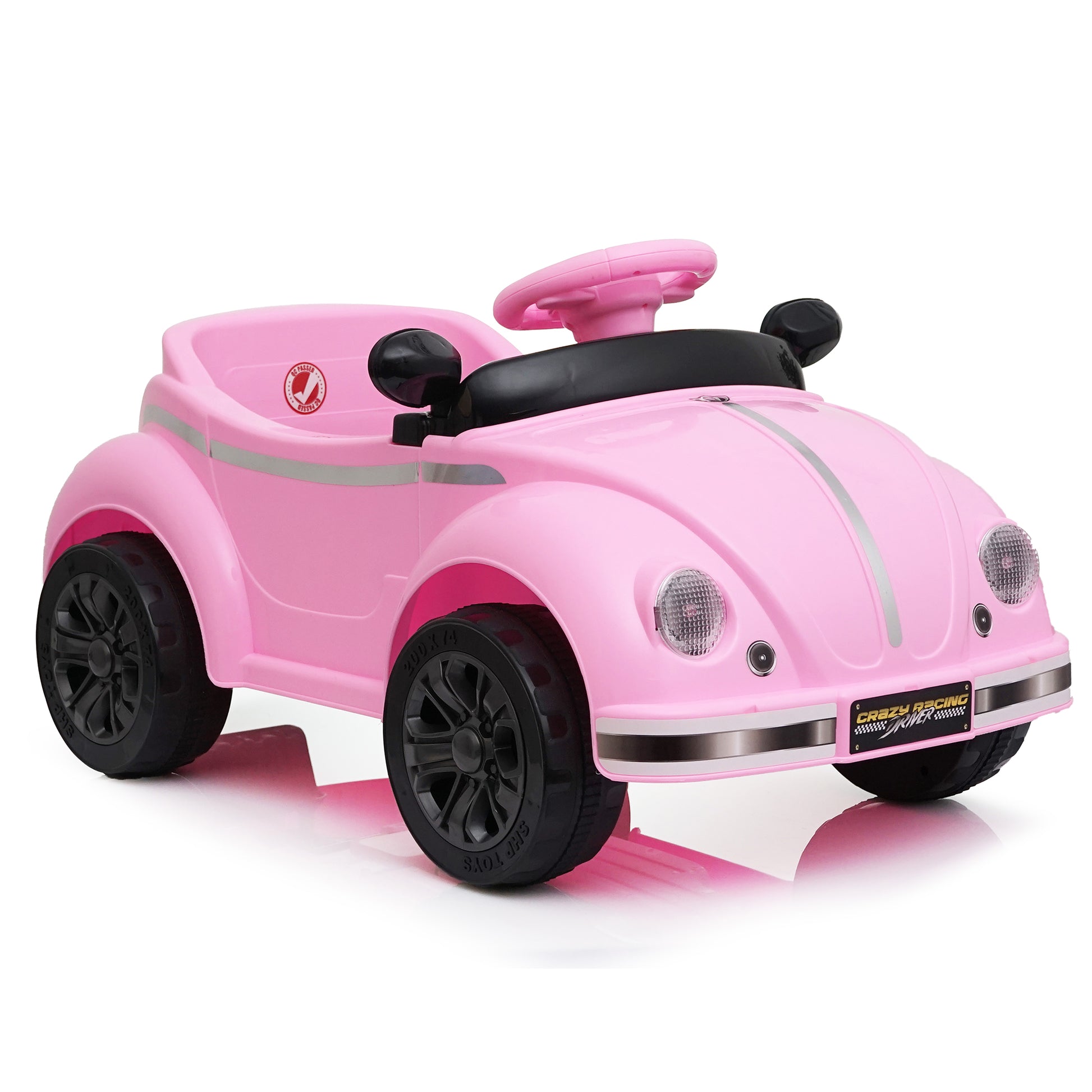 Kids ride on toy car with parental remote control