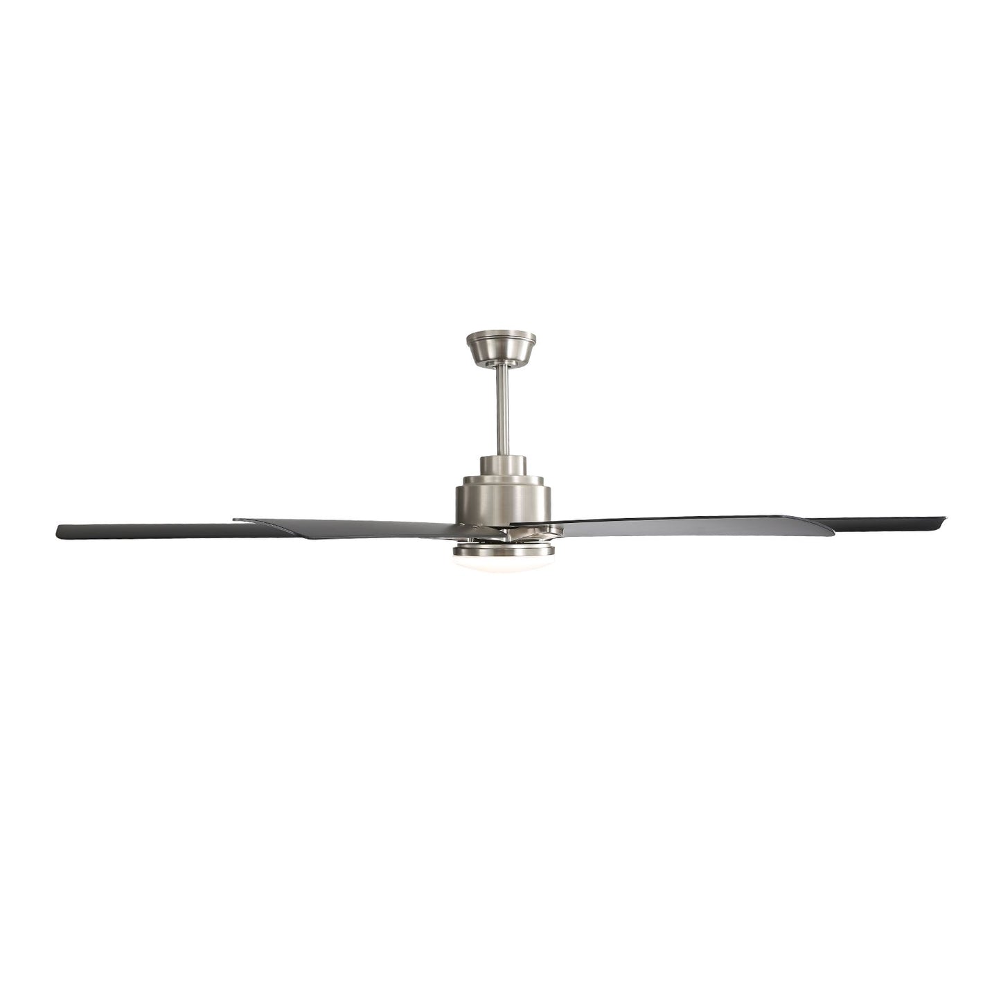 66 Inch Large Ceiling Fan With Dimmable Led Light 8 ABS Blades Smart Remote Control Reversible DC Motor For Living Room image 3