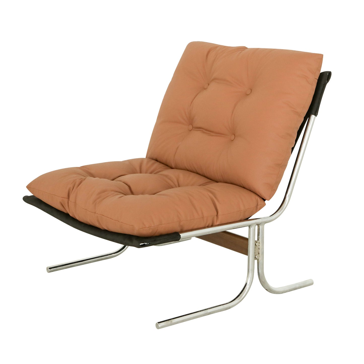 Leather Armchair, Modern Accent Chair High Back, Living Room Chairs with Metal Legs and Soft Padded, Sofa Chairs for Home Office,Bedroom,Dining Room (Brown-1pc) image 11